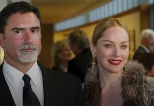Quinn Kelly Stone mother Sharon Stone with her second ex husband Phil Bronstein.